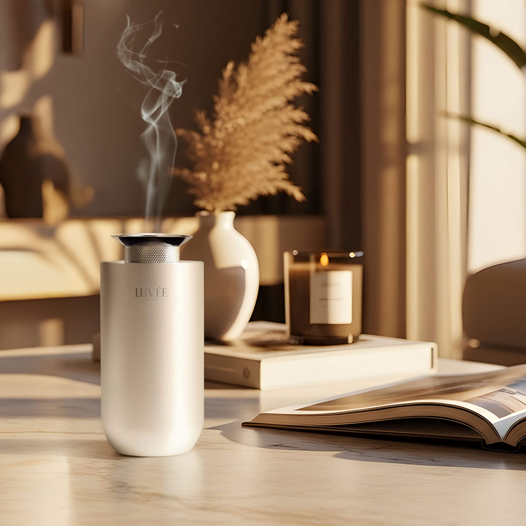 Luvée Essence Tower – Silver Edition - Electric Aroma Diffuser