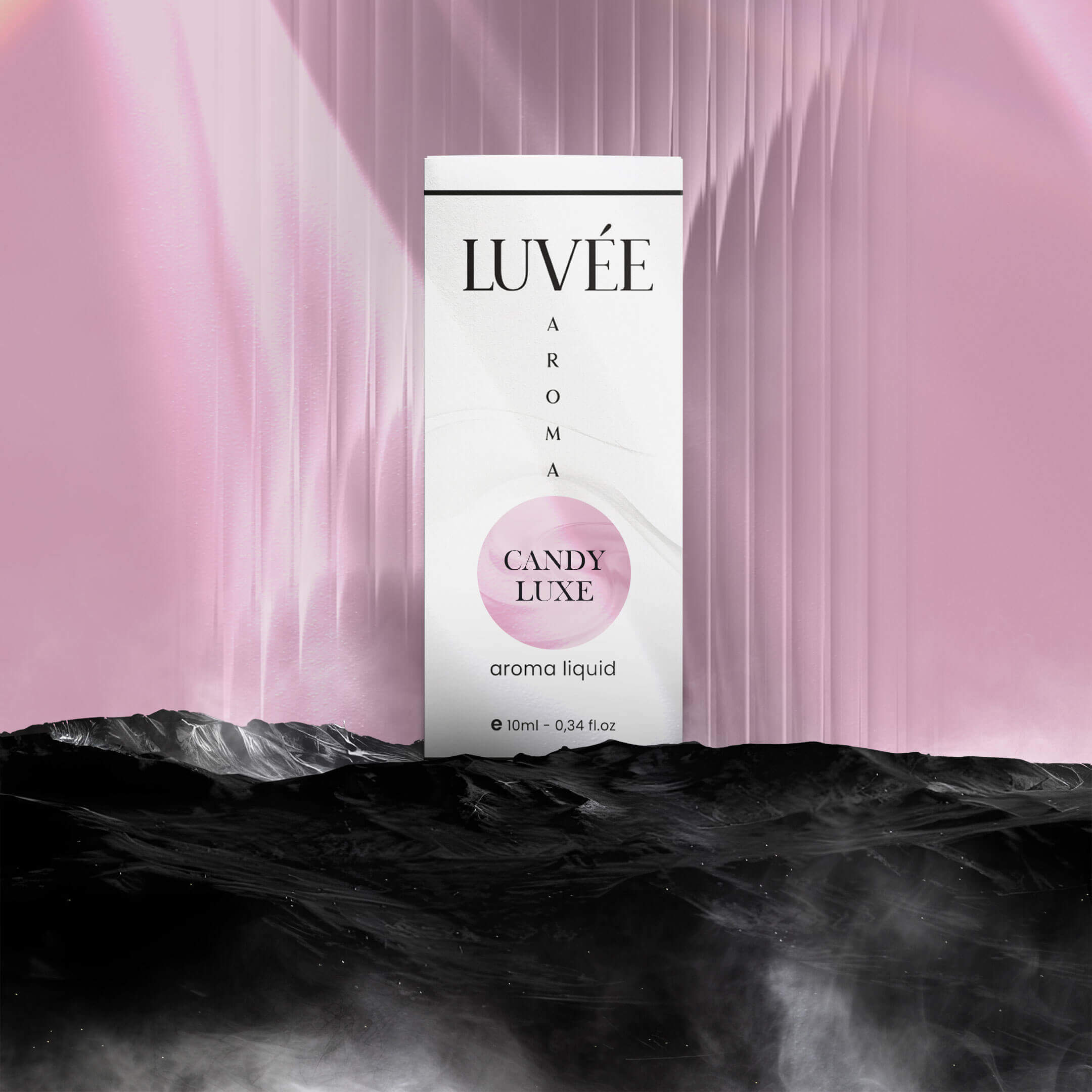 Luvée Candy Luxe home fragrance oil – indulgent liquid aroma for diffuser, creating a cozy, luxe ambiance"