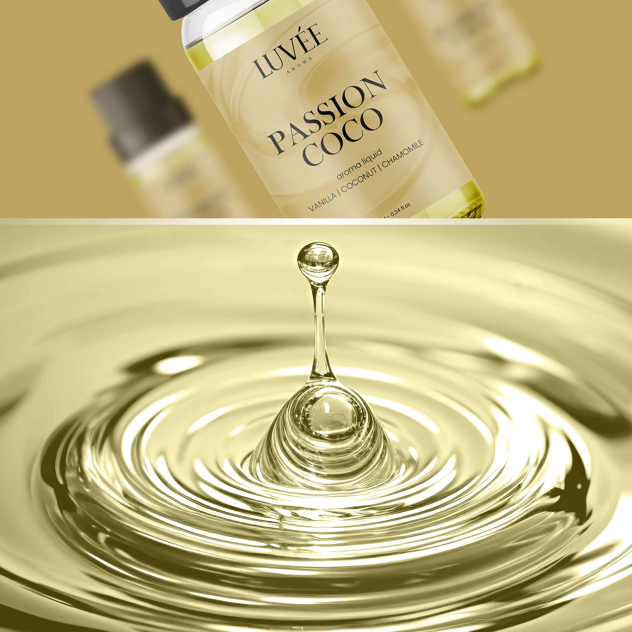Passion Coco Liquid Aroma – Luxurious Coconut Fragrance Oil by Luvée
