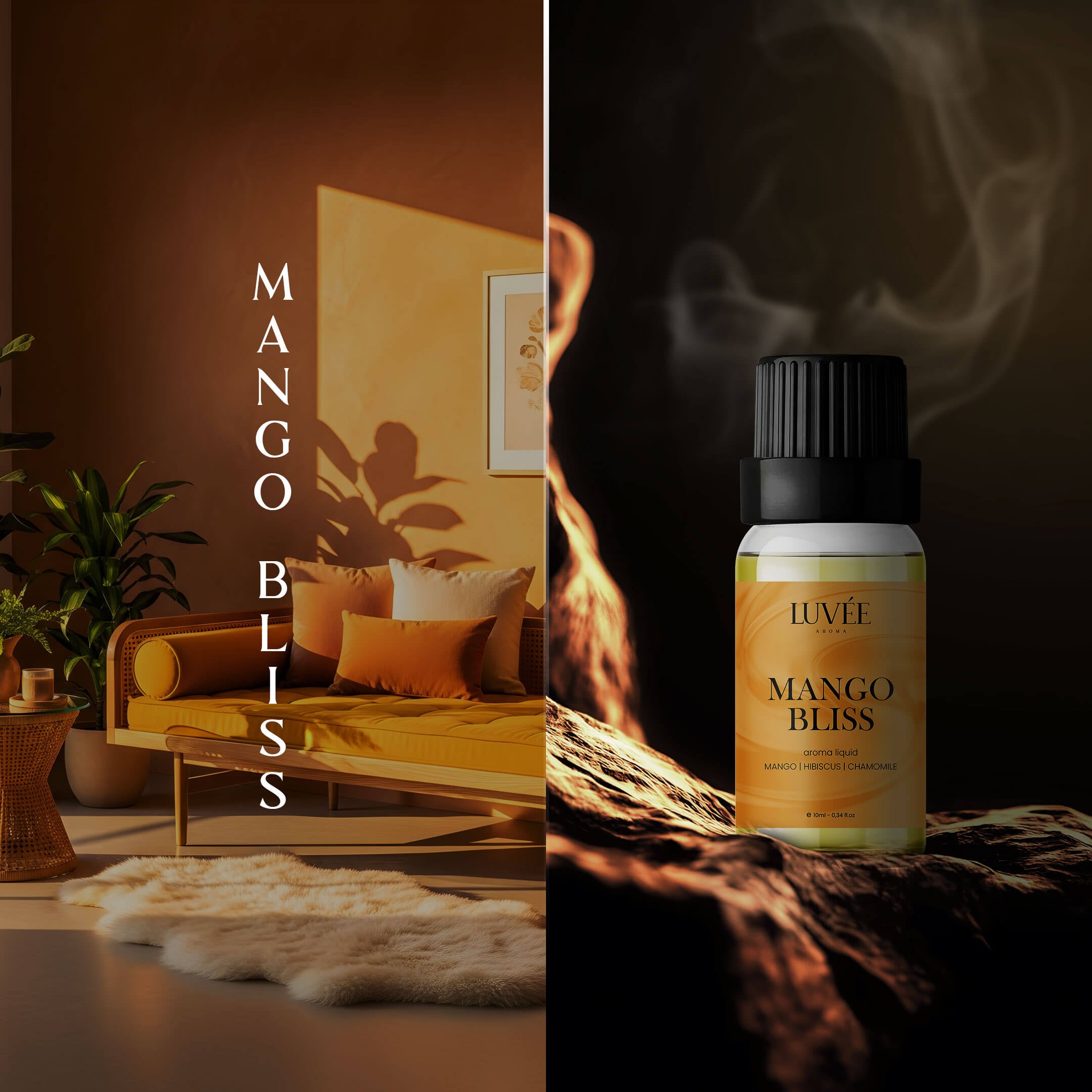 Mango Bliss - Relaxing & Mood Lifting - Aroma Oil for Diffusers